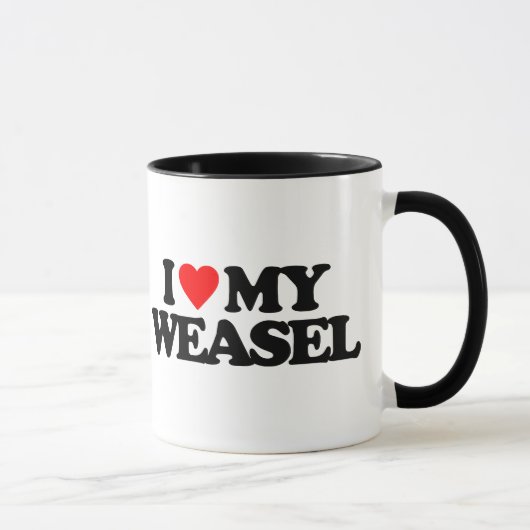 IK HOOR VAN MIJN WEASEL MOK (Rechts)
