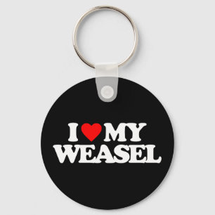 IK HOOR VAN MIJN WEASEL SLEUTELHANGER