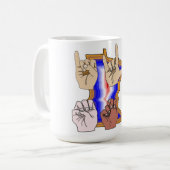 IK HOOR VAN MINNESOTA-SIGN TAALBEVERAGE-MOK KOFFIEMOK (Voorkant links)