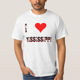 IK HOOR VAN MISSISSIPPI (HEART) T-SHIRT