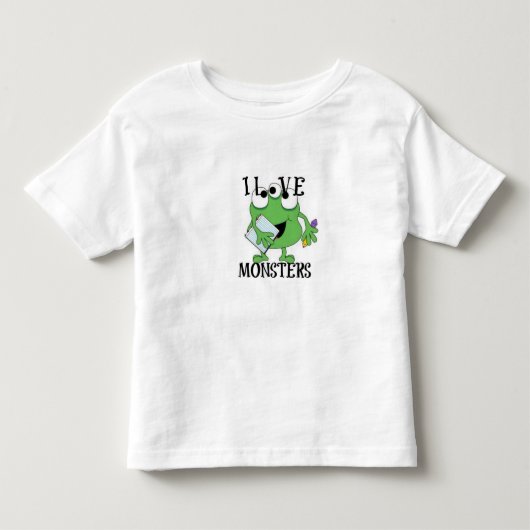 IK HOOR VAN MONSTERS KINDER SHIRTS (Voorkant)