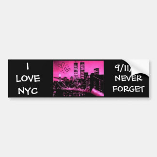 IK HOOR VAN NYC, 11-09-01 BUMPERSTICKER