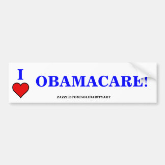IK HOOR VAN OBAMACARE BUMPERSTICKER