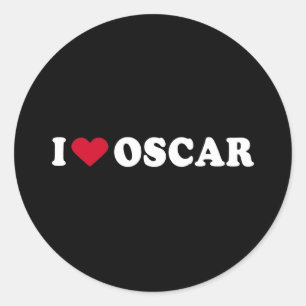 IK HOOR VAN OSCAR RONDE STICKER