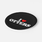 IK HOOR VAN OTTERS PAPIEREN BORDJE (Gekanteld)