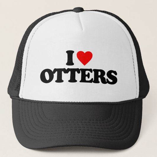 IK HOOR VAN OTTERS TRUCKER PET (Voorkant)
