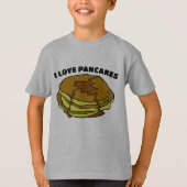 IK HOOR VAN PANCAKES Kinder T-Shirts (Voorkant)