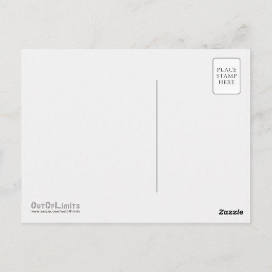 IK HOOR VAN PHYSICS - Briefkaart VAN GREetings (Achterkant)