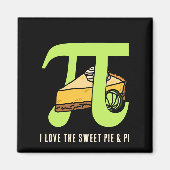 IK HOOR VAN PIE EN PI Day Magneet (Voorkant)