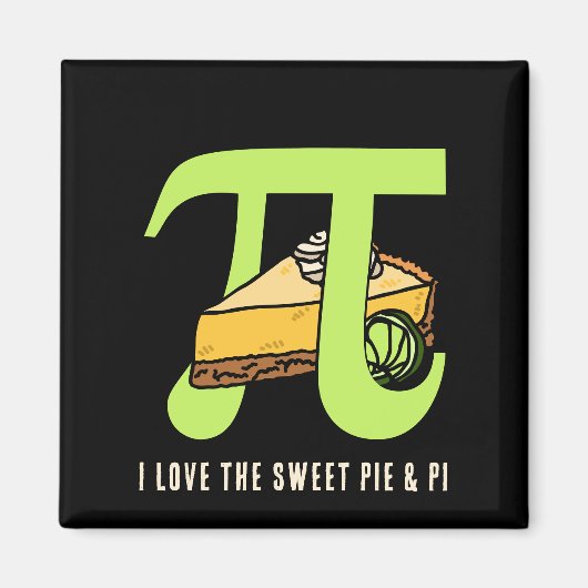 IK HOOR VAN PIE EN PI Day Magneet (Voorkant)