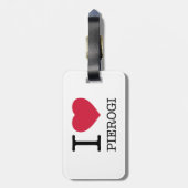 IK HOOR VAN PIEROGI BAGAGELABEL (Achterkant verticaal)