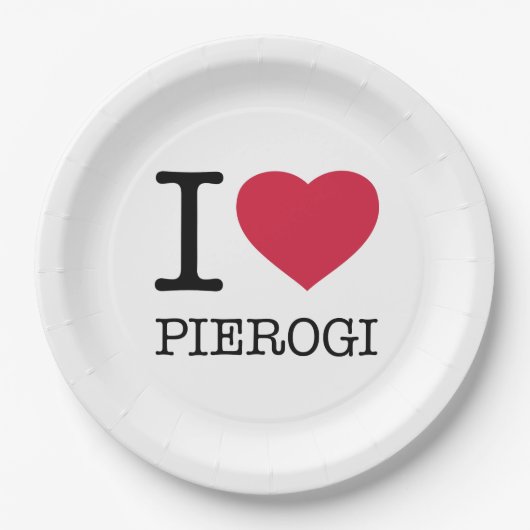 IK HOOR VAN PIEROGI PAPIEREN BORDJE (Voorkant)