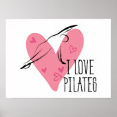 IK HOOR VAN PILATEN EN Pilates Pose Poster (Voorkant)