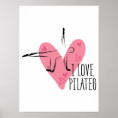 IK HOOR VAN PILATEN EN Pilates Pose Poster (Voorkant)