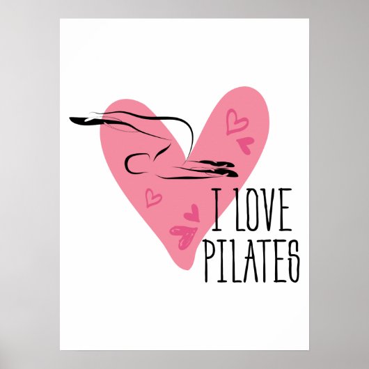 IK HOOR VAN PILATEN EN Pilates Pose Poster (Voorkant)