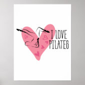IK HOOR VAN PILATEN EN Pilates Pose Poster (Voorkant)