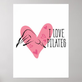 IK HOOR VAN PILATEN EN Pilates Pose Poster