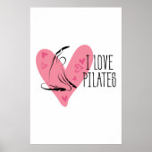 IK HOOR VAN PILATEN EN Pilates Pose Poster (Voorkant)