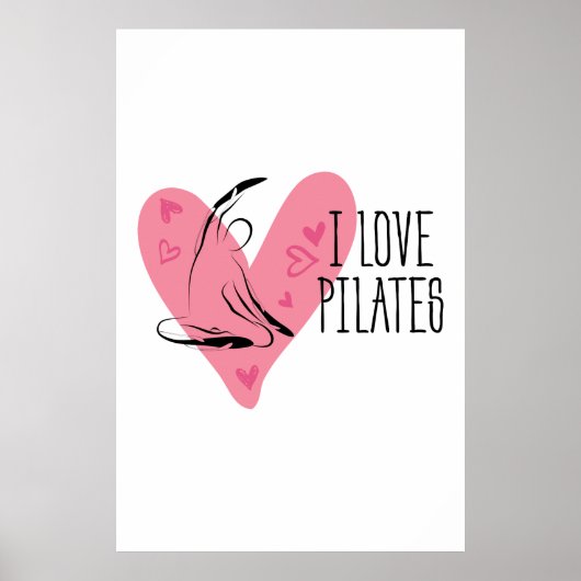 IK HOOR VAN PILATEN EN Pilates Pose Poster (Voorkant)