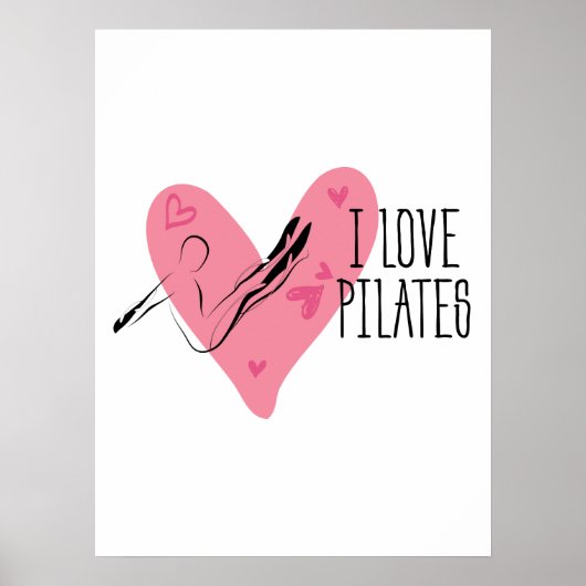 IK HOOR VAN PILATEN EN Pilates Pose Poster (Voorkant)