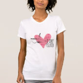 IK HOOR VAN PILATES Pilates Pose met een bal T-shirt (Voorkant)