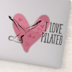 IK HOOR VAN PILATES Pilates Pose Sticker