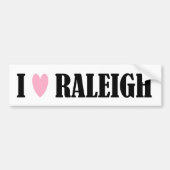IK HOOR VAN RALEIGH-BUMPERSTICKER BUMPERSTICKER (Voorkant)
