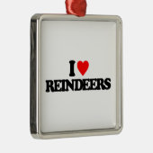 IK HOOR VAN REINDEERS METALEN ORNAMENT (Rechts)