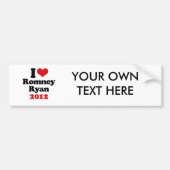 IK HOOR VAN ROMNEY RYAN 2012.png Bumpersticker (Voorkant)