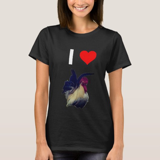 IK HOOR VAN ROOSTER T-shirt (Voorkant)