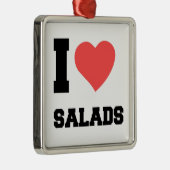 IK HOOR VAN SALADS METALEN ORNAMENT (Rechts)