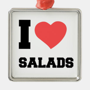 IK HOOR VAN SALADS METALEN ORNAMENT