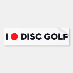 IK HOOR VAN SCHIJF GOLF-Bumpersticker Bumpersticker