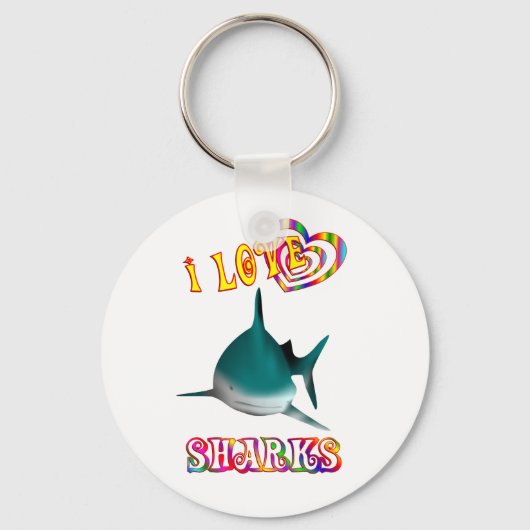 IK HOOR VAN SHARKS SLEUTELHANGER (Voorkant)