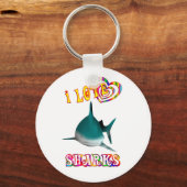 IK HOOR VAN SHARKS SLEUTELHANGER (Voorkant)