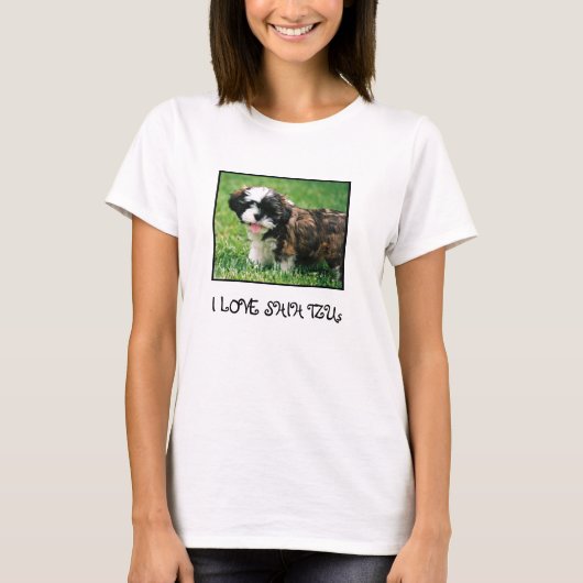 IK HOOR VAN SHIH TZU's T-shirt (Voorkant)