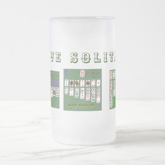 IK HOOR VAN SOLITAIRE Mok van glas (Center)