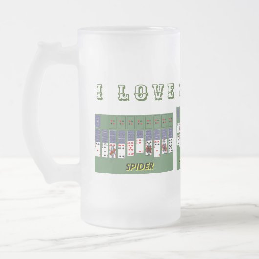 IK HOOR VAN SOLITAIRE Mok van glas (Links)