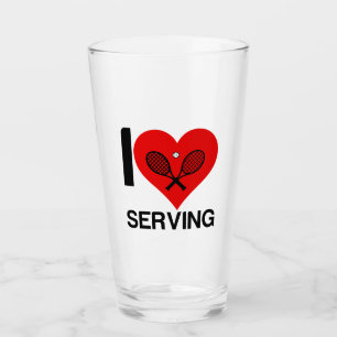 IK HOOR VAN TENNIS SERVICE GLAS