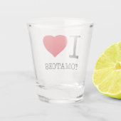 IK HOOR VAN TOMATEN SHOT GLAS (Achterkant)