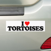 IK HOOR VAN TORTOISSEN BUMPERSTICKER (Op auto)