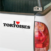 IK HOOR VAN TORTOISSEN BUMPERSTICKER (Op Truck)