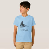 IK HOOR VAN TRAINEN! T-SHIRT (Voorkant volledig)