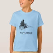 IK HOOR VAN TRAINEN! T-SHIRT (Voorkant)