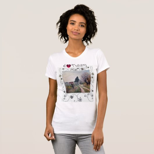 IK HOOR VAN TUSCANY /EARLIEST SPRING IN VERNALESE T-SHIRT (Voorkant volledig)