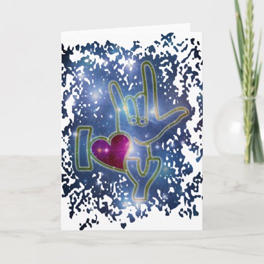 IK HOOR VAN U / gebarentaal Kaart (Voorkant)