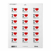 IK HOOR VAN VERZWAKING ETIKET (Full Sheet)