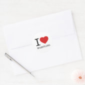 IK HOOR VAN VERZWAKING RONDE STICKER (Envelop)