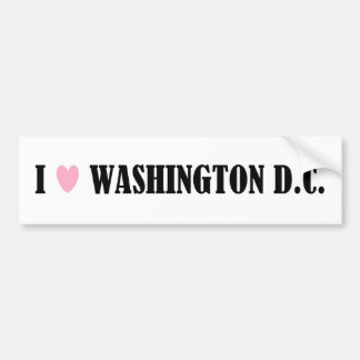 IK HOOR VAN WASHINGTON D.C.-BUMPERSTICKER BUMPERSTICKER