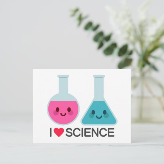 IK HOOR VAN WETENSCHAP FEESTDAGENKAART (Staand voorkant)